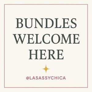 ✨ Bundles Welcome